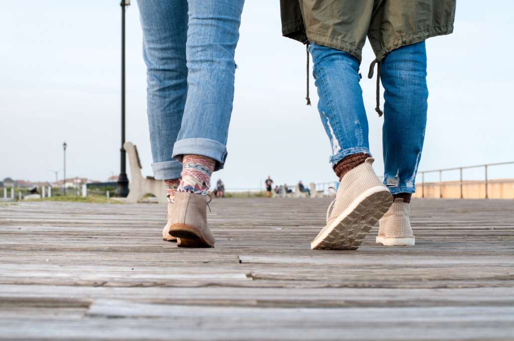 Promenad på bryggan