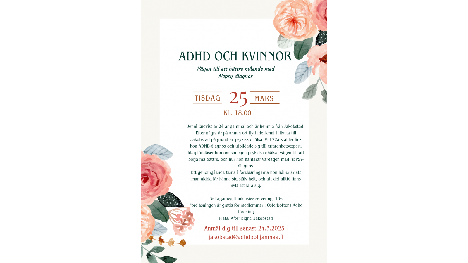 ADHD och Kvinnor | Vaasa