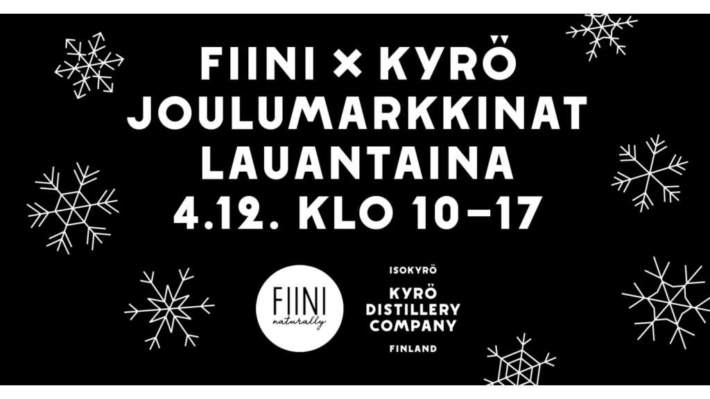 FIINI x KYRÖ joulumarkkinat | Vaasa