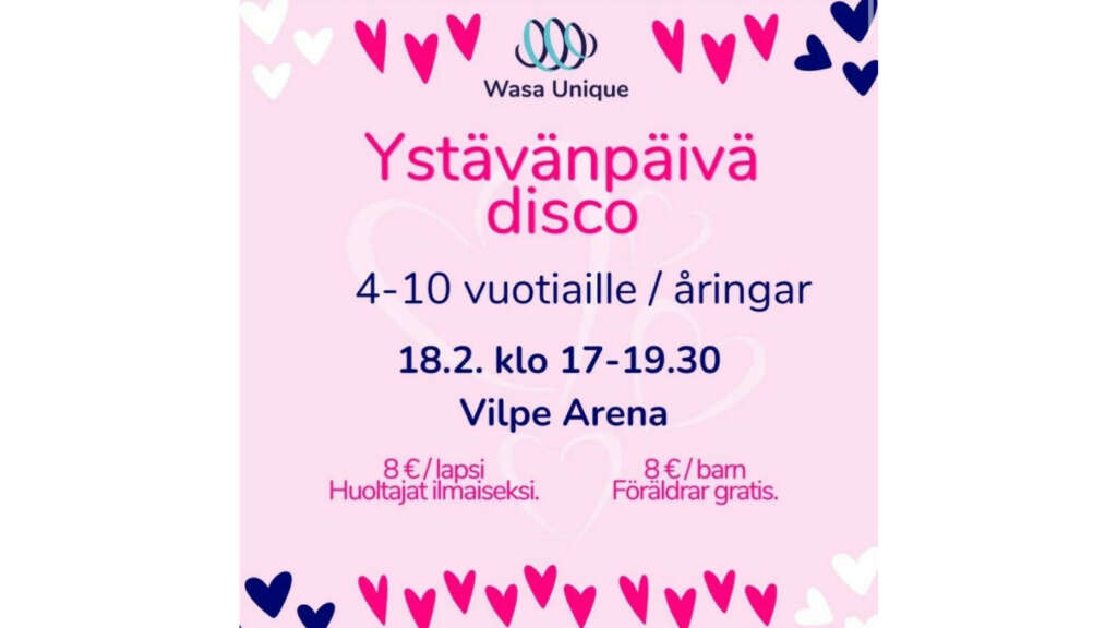 Ystävänpäivä disco | Vaasa